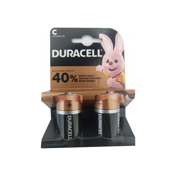 Alkalne baterije Duracell 1.5V C2